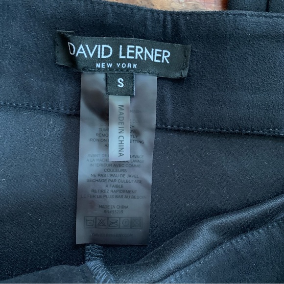 David Lerner Black Micro Suede Side Snap Flare Pants Revolve - Picture 5 of 10